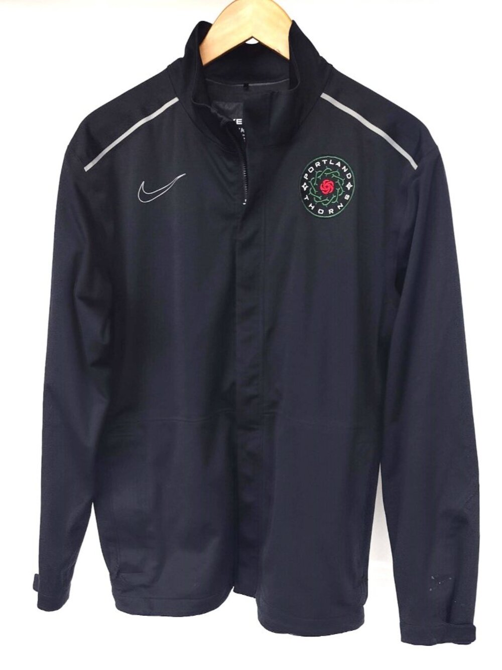 Nike Golf Storm Fit 10 Soft Shell Jacket Portland Thorns Black Size Medium